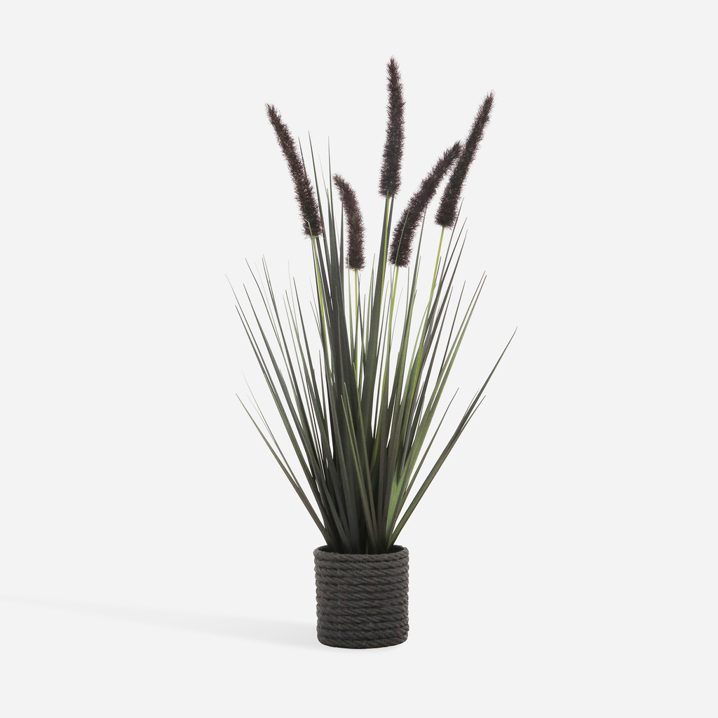 Umělá tráva v květináči 58 cm