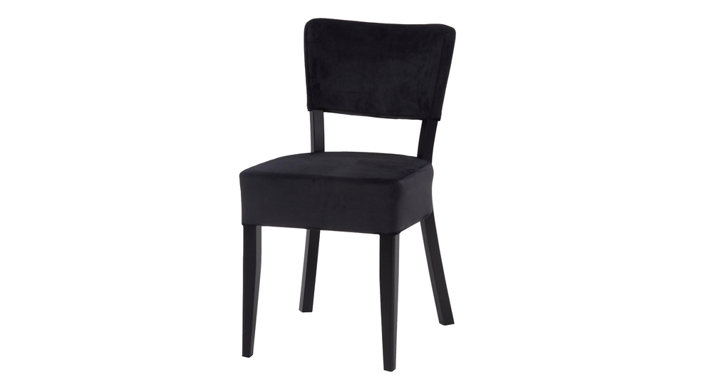 Černá čalouněná židle RYAN