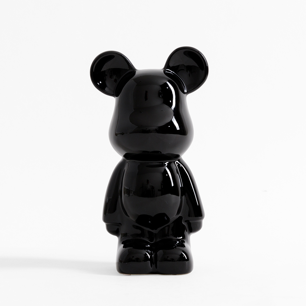 Dekorační figurka MEDVĚD černá