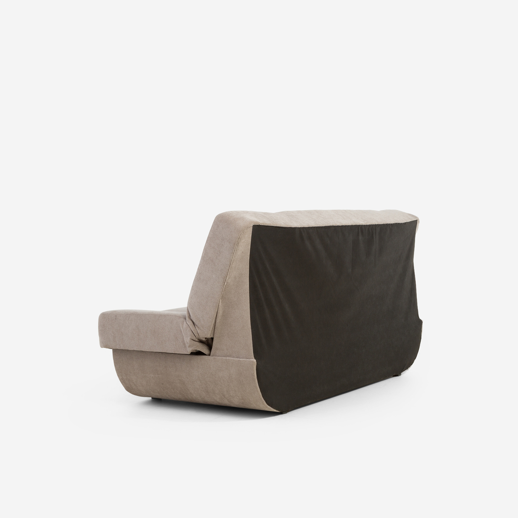 Béžová rozkládací pohovka DELTA