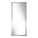 Zrcadlo ve stříbrném rámu SLIM 47,5x107,5 cm