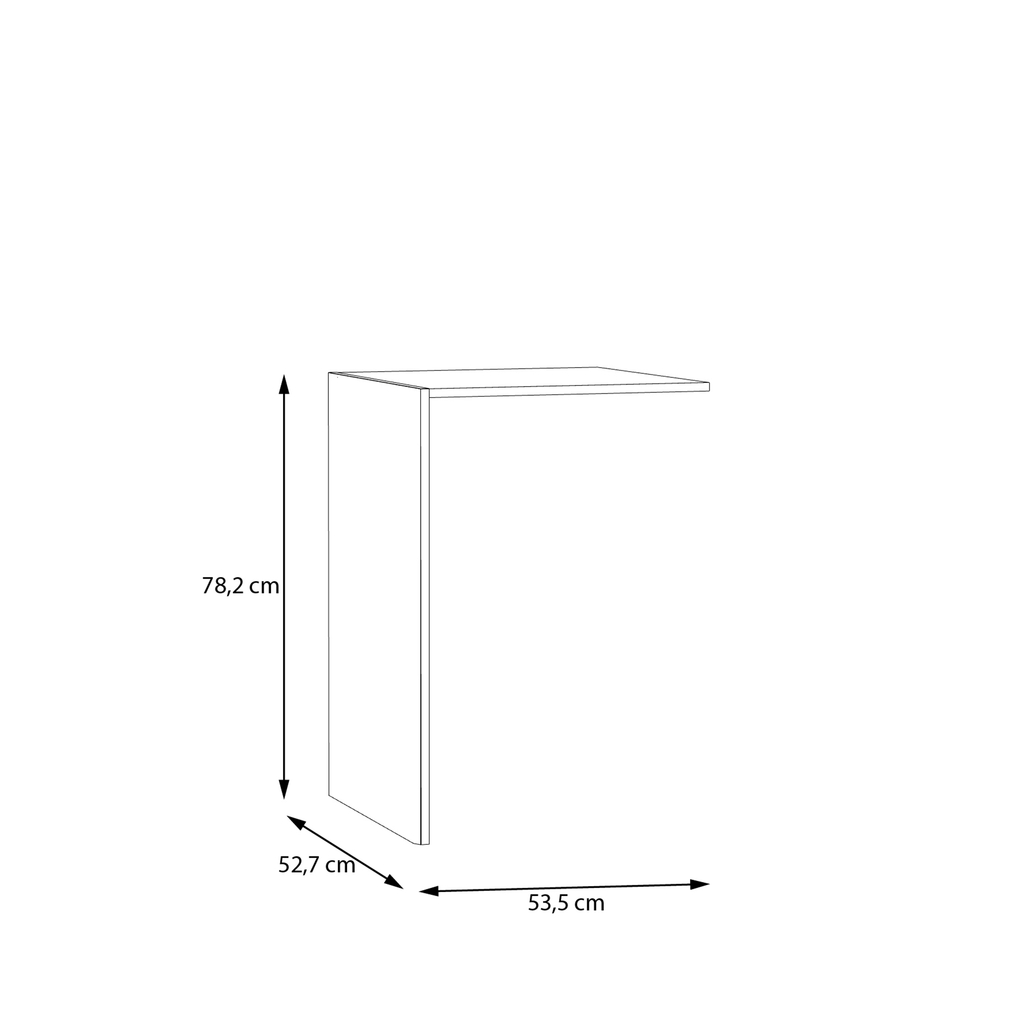 Vnitřní úložný box do šatní skříně 53.5 cm
