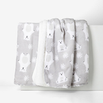 Vánoční deka s medvídky SHERPA 150x200 cm