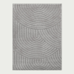Šedý koberec LA CASA 3D 120x170 cm