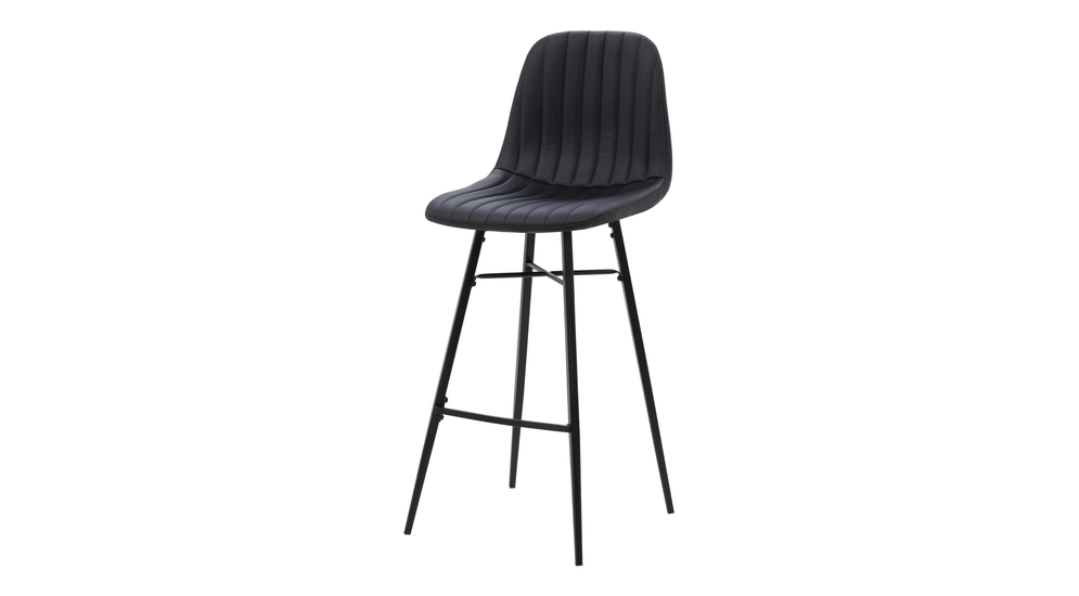 Barová židle LOMME černá