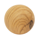 Dekorativní keramická koule s efektem světlého dřeva 11 cm