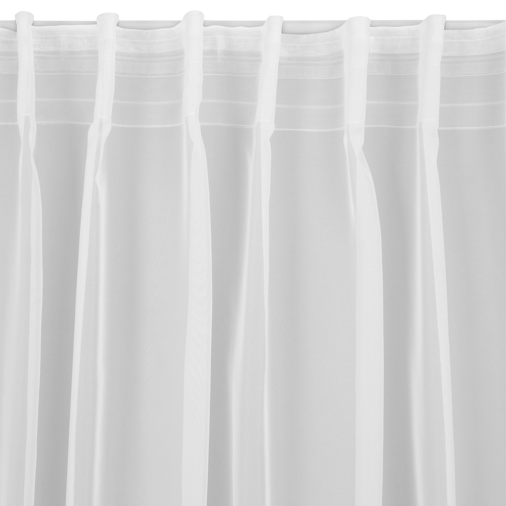 Záclona do obývacího pokoje SIMONE 400x170 cm bílá