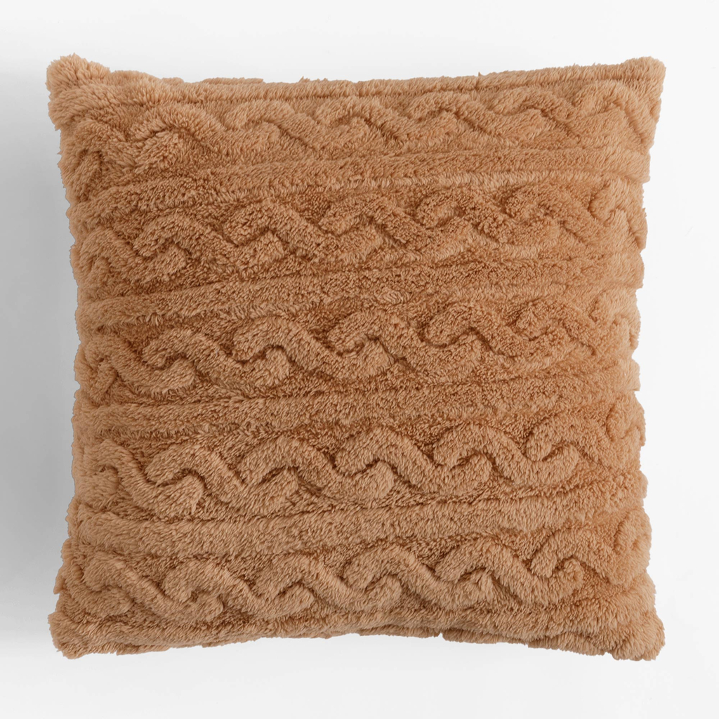 Poszewka dekoracyjna beżowa CALGARY 45x45 cm