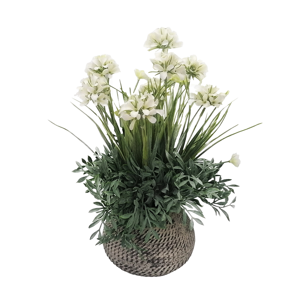 Umělá květina v květináči 35 cm.
