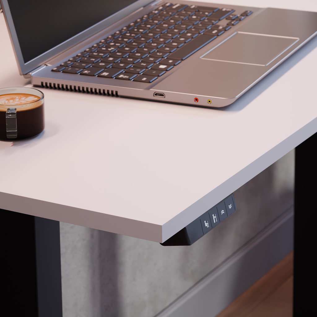 Polohovací stůl FLOW bílý 140x58 cm