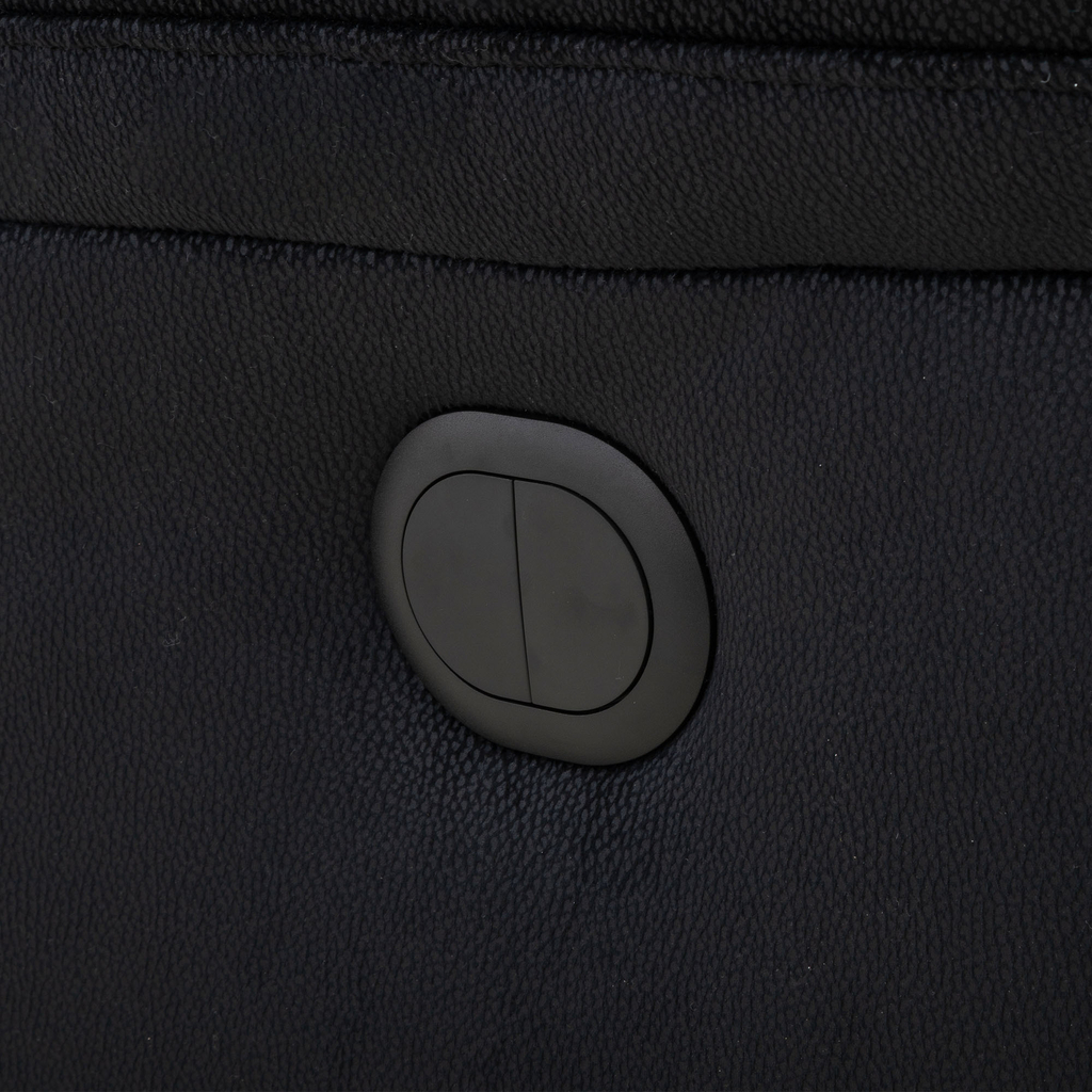 Černé relaxační křeslo s elektrickým polohováním DAKO