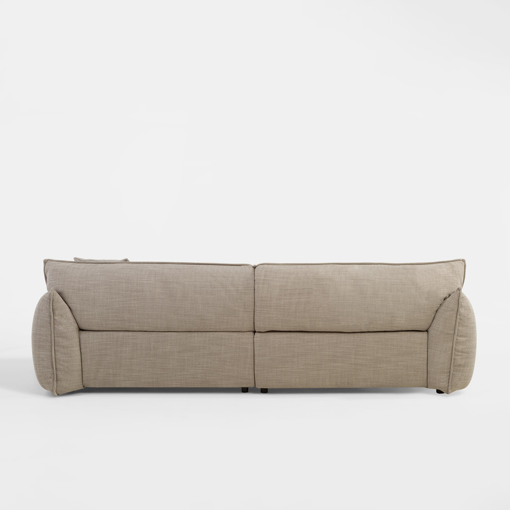 Narożnik taupe FLUFFY prawy