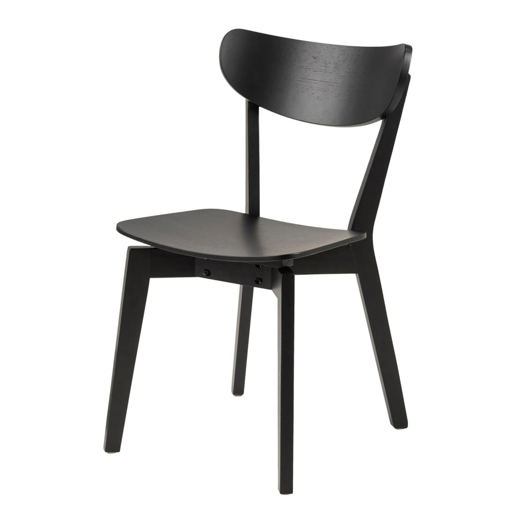 Černá židle v retro stylu BLACKY