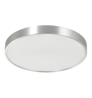 Kruhové stříbrné stropní LED svítidlo SIERRA 40 cm