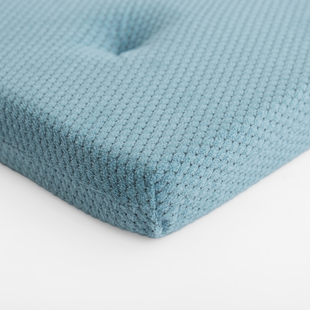 Modrý podsedák na židli LUPPA 40x40 cm