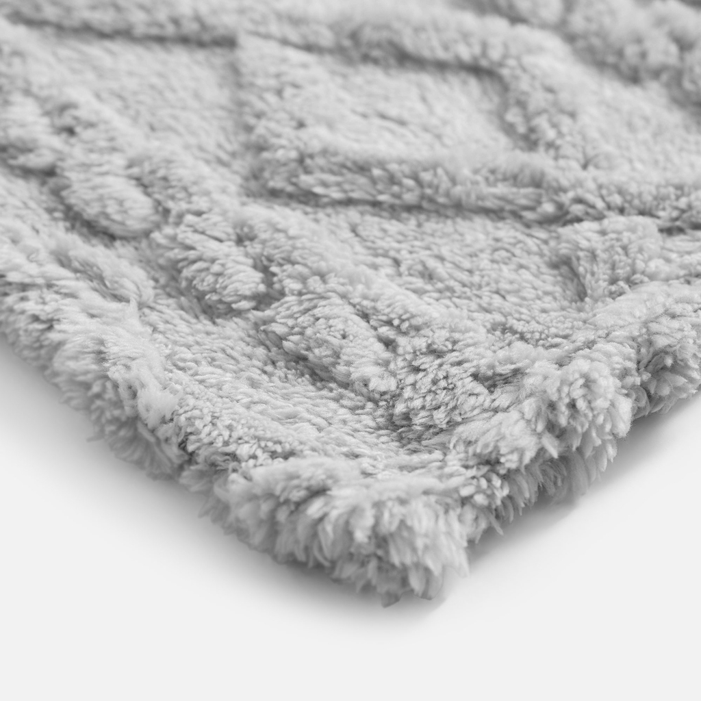 Světle šedá deka NORDIC 150x200 cm