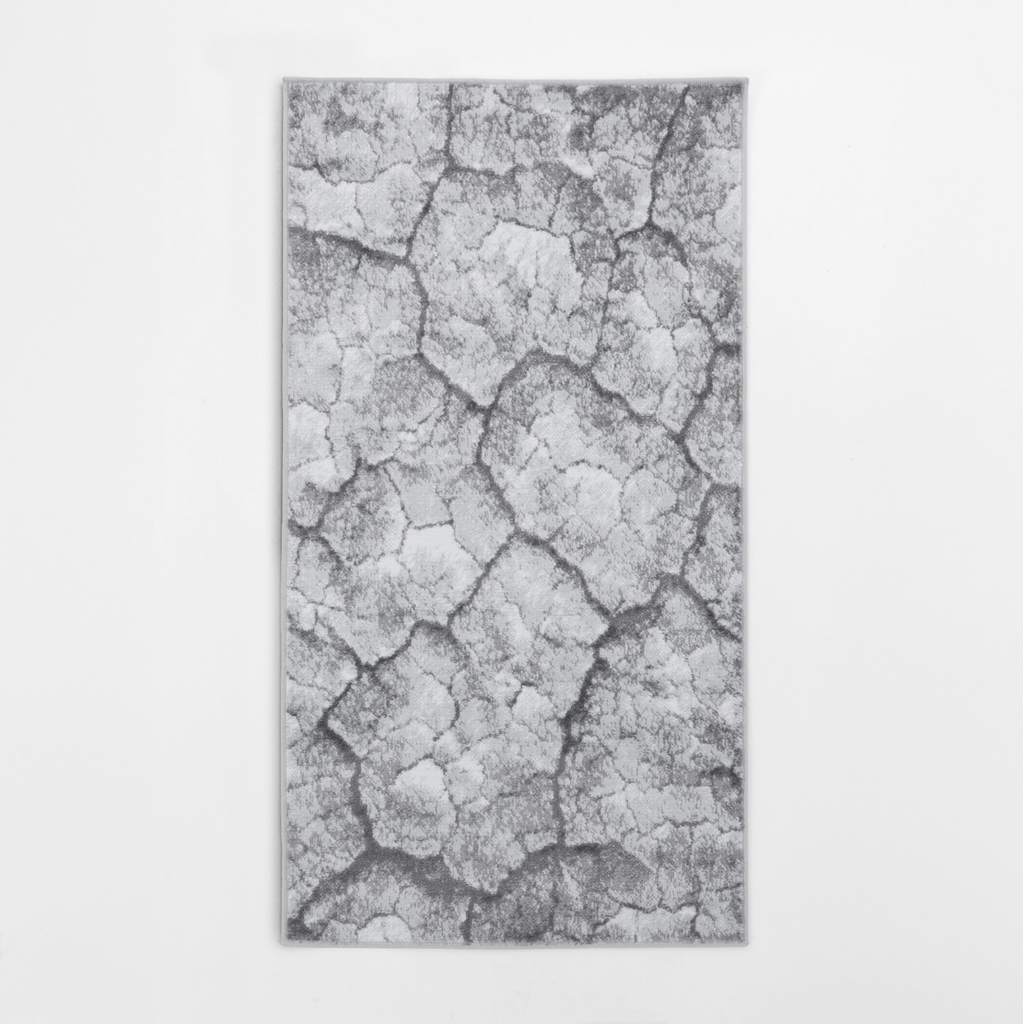 Šedý koberec kůra stromu MIRACLE 80X150 cm