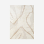 Koberec s abstraktním vzorem LA PASSION krémový 120x170 cm