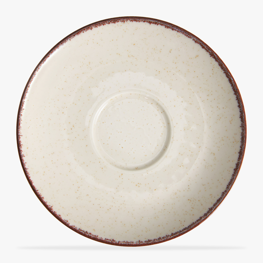 Porcelánový podšálek CRAFT 14,5 cm béžový