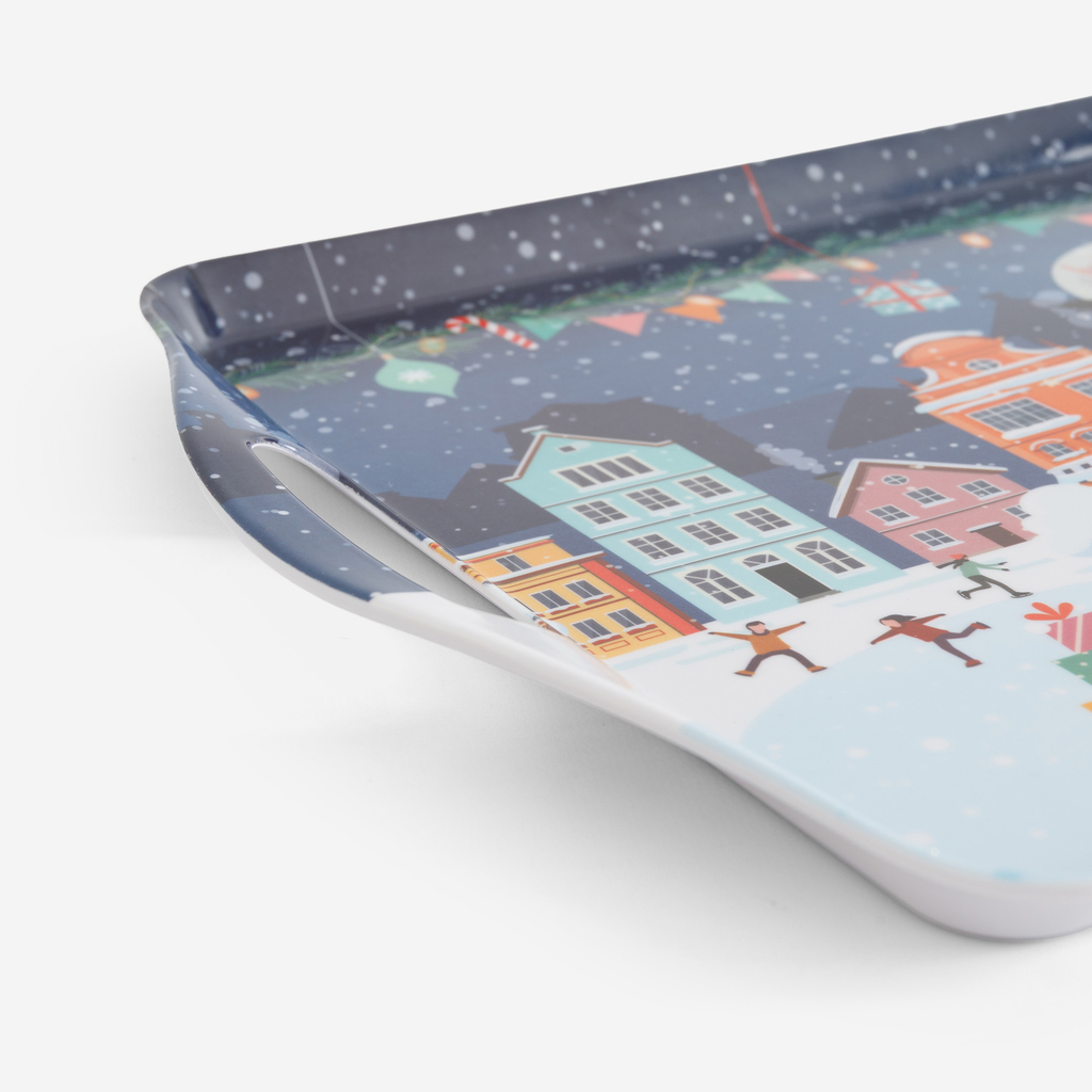 Servírovací vánoční podnos 45x30,5x2 cm MIX