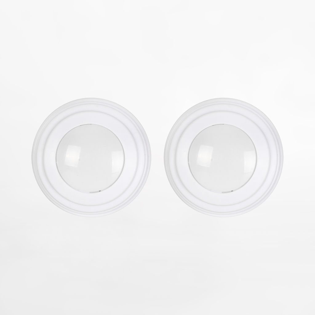 Sada 2 světel LED RGB bílá s dálkovým ovládáním