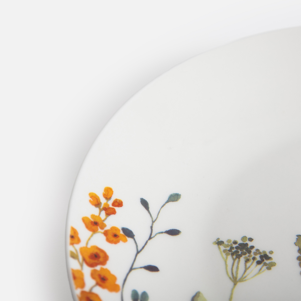 Porcelánový dezertní talíř jarní květiny 20 cm