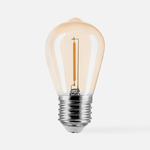 LED žárovka teplá barva ORO-AMBER-E27-ST45-1W-WW