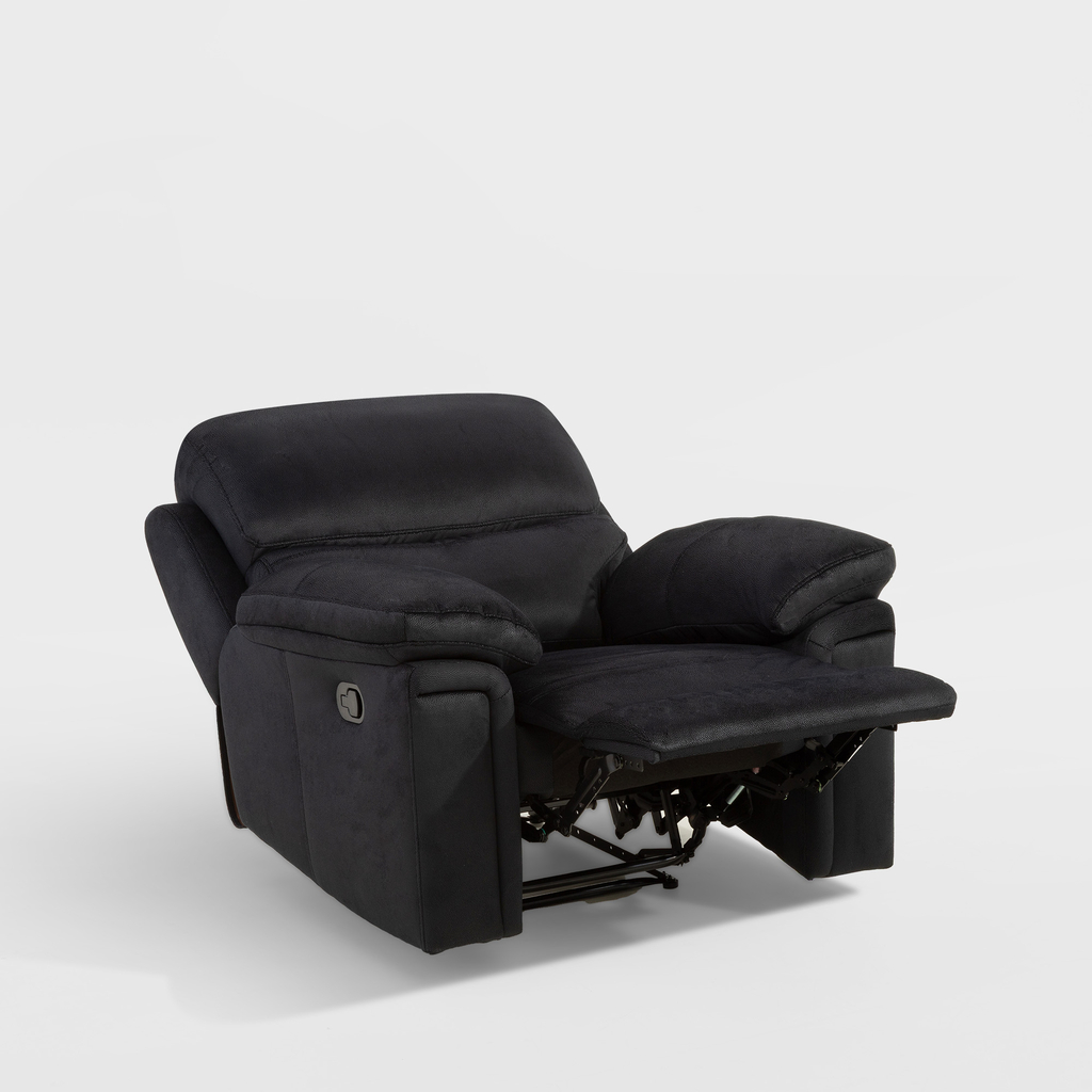 Černé relaxační křeslo DAKO
