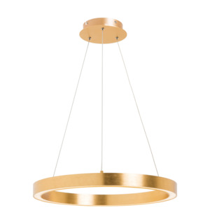 Zlaté závěsné LED svítidlo CARLO 60 cm