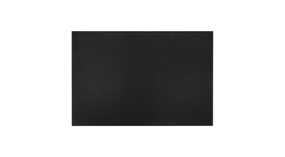 Sada 3 bavlněných kuchyňských utěrek černé barvy 40x60 cm