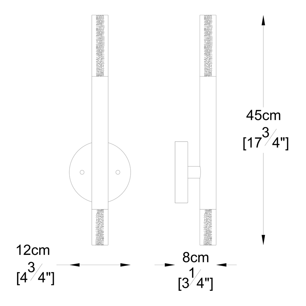 Nástěnné svítidlo ONE LED W0461-02E-F7F7 zlatá