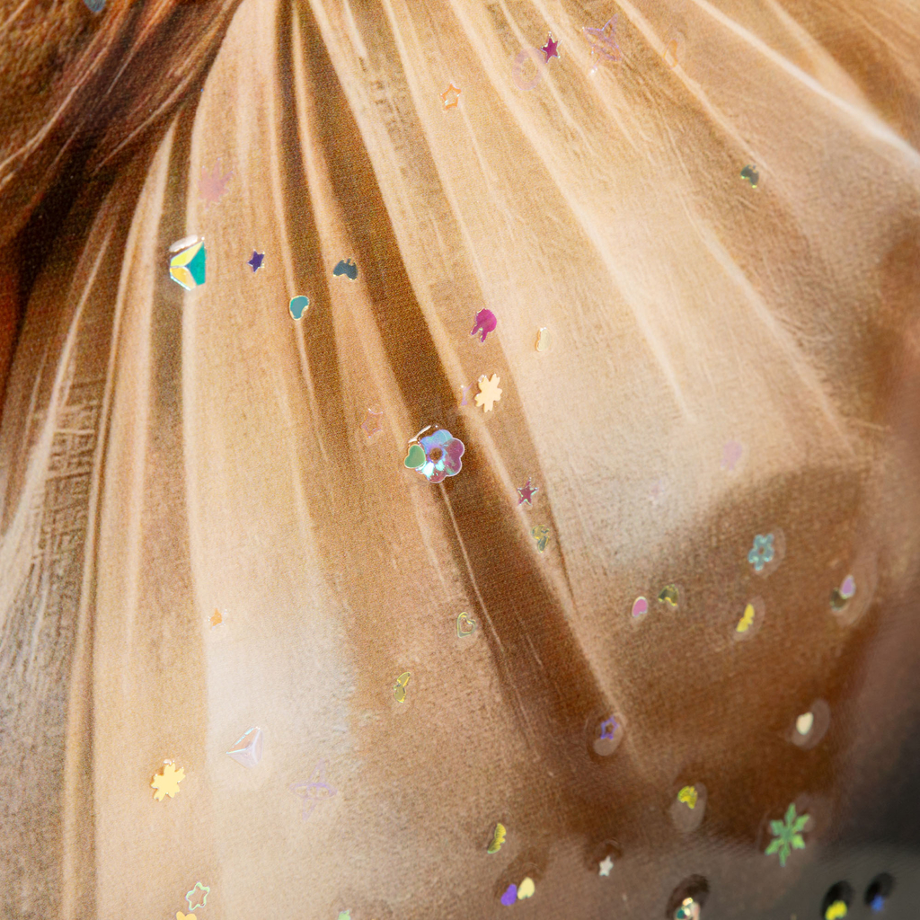 Obraz na plátně, holčička s pejskem 60x60 cm