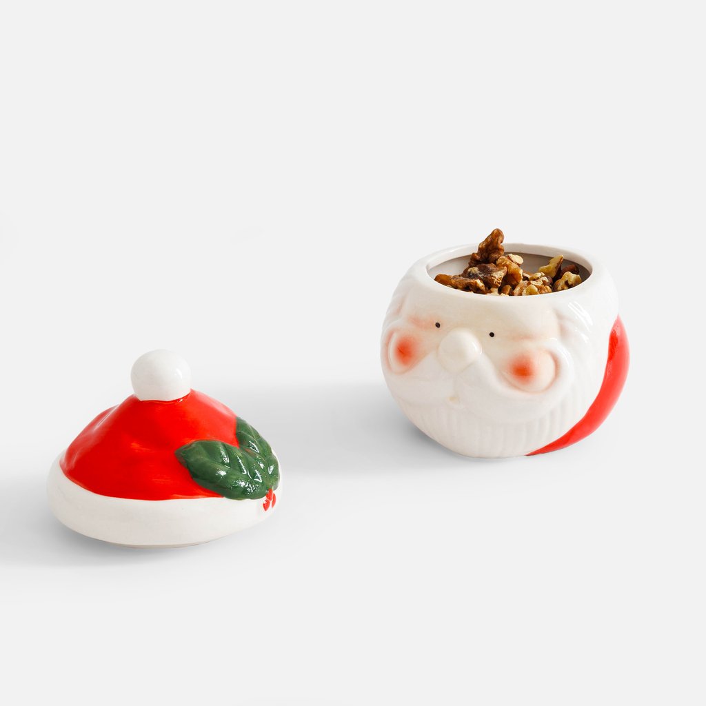 Dóza s víkem SANTA CLAUS červená 330 ml