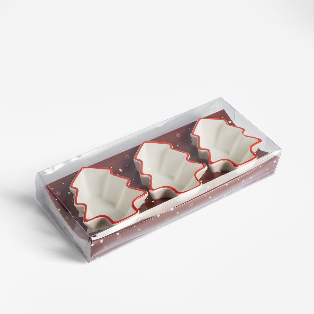 Sada 3 misek na servírování STROMKY 100 ml