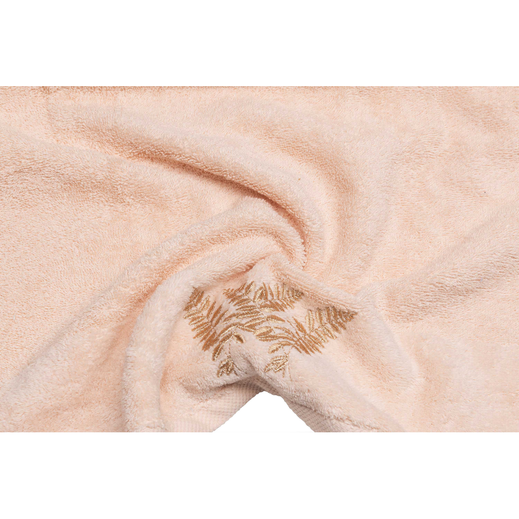 Béžový bavlněný ručník LANNA 70x140 cm