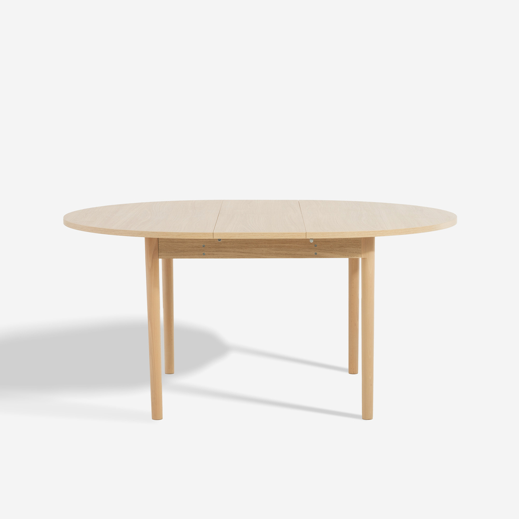 Kulatý rozkládací stůl CALASETTA 130-165 cm