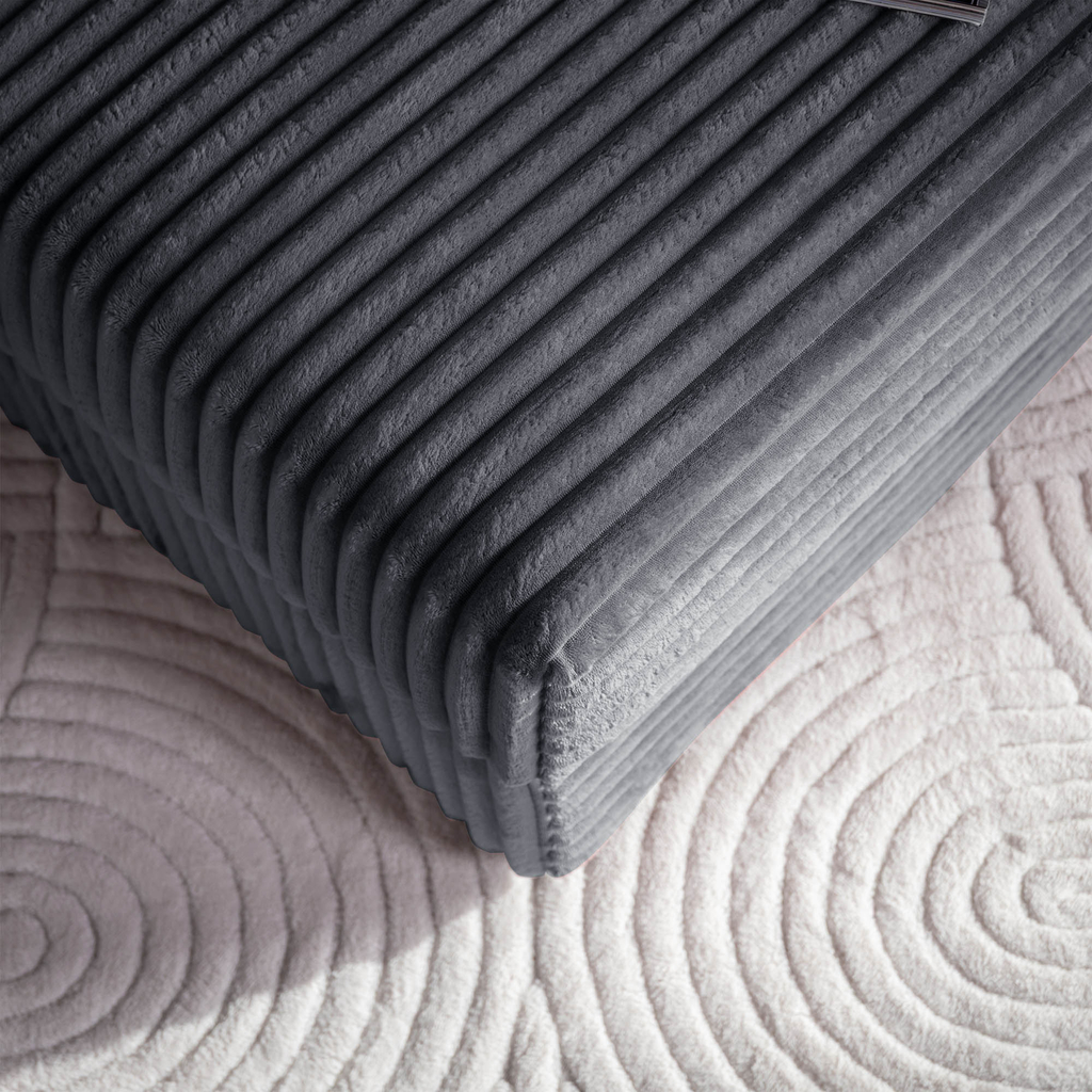 Křeslo loveseat šedé NOEMI