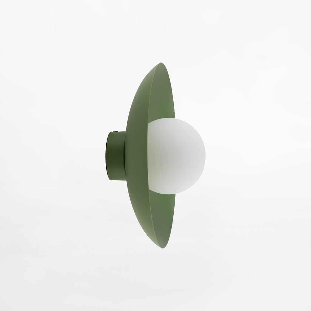 Nástěnné svítidlo SLATE PEAPOD GLASS zelené