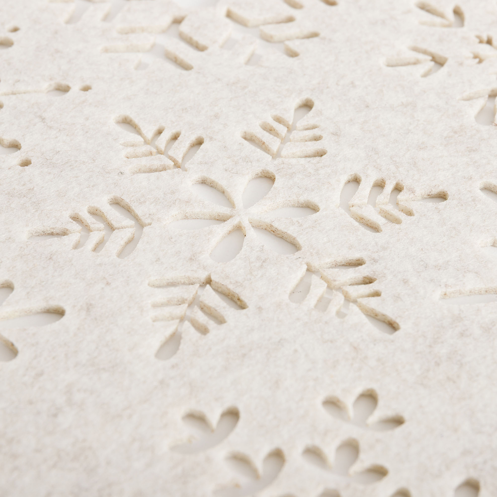 Podložka na stůl béžová sváteční 40x32,5 cm