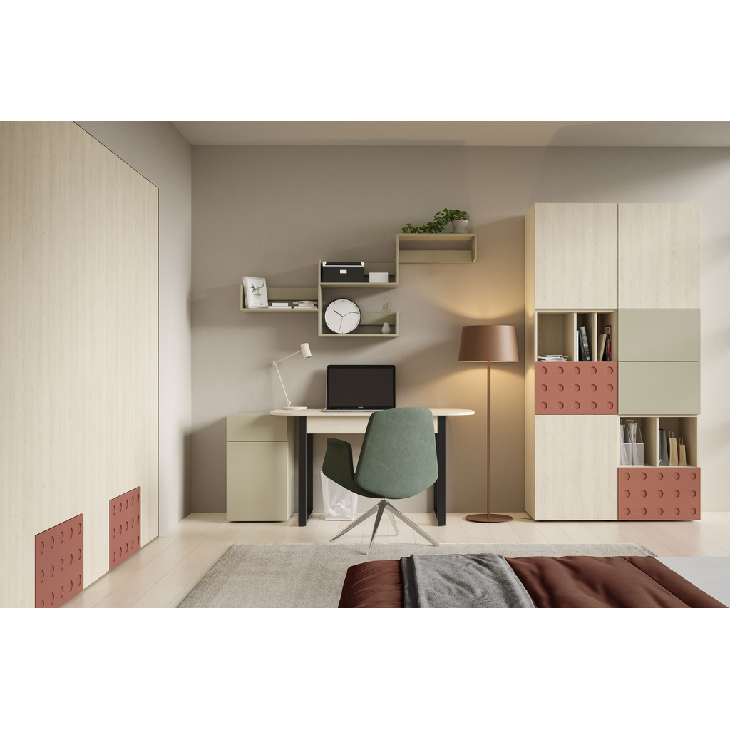 Třídveřová šatní skříň se zásuvkou SALSA