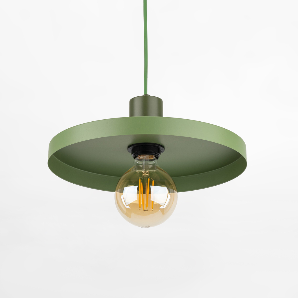 Lampa wisząca SILA GREEN PEAPOD fi 30 cm.