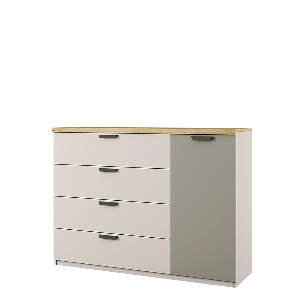 Komoda se 4 zásuvkami MAX MODERN