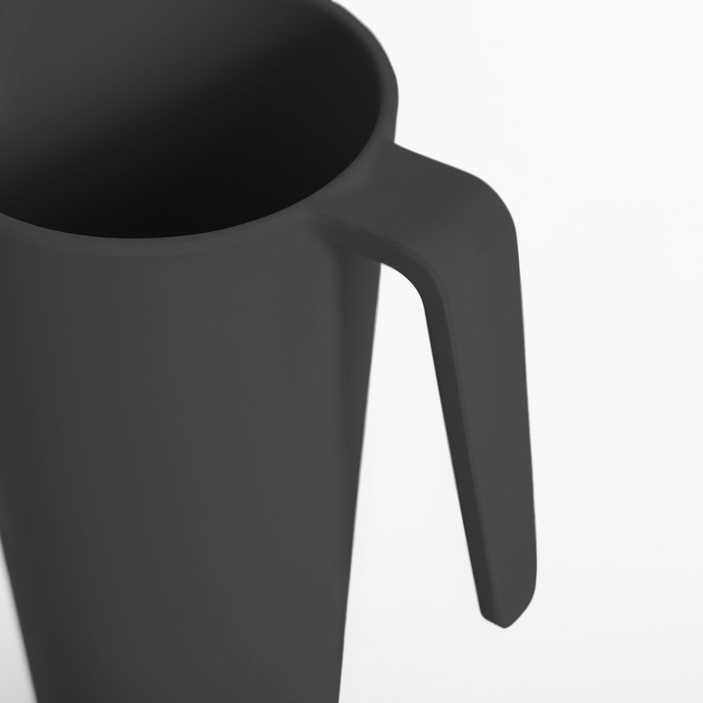 Šedý melaminový džbán 1,5 l