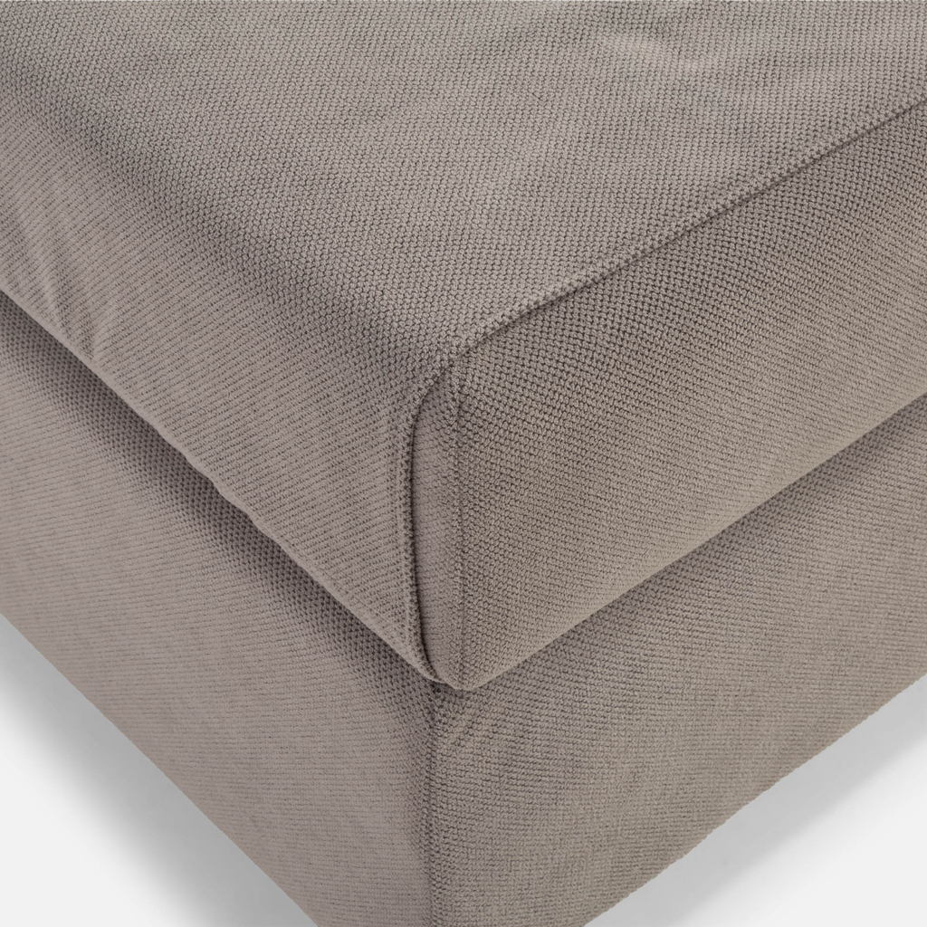 Šedá postel boxspring s matrací SILLA 90x200 cm