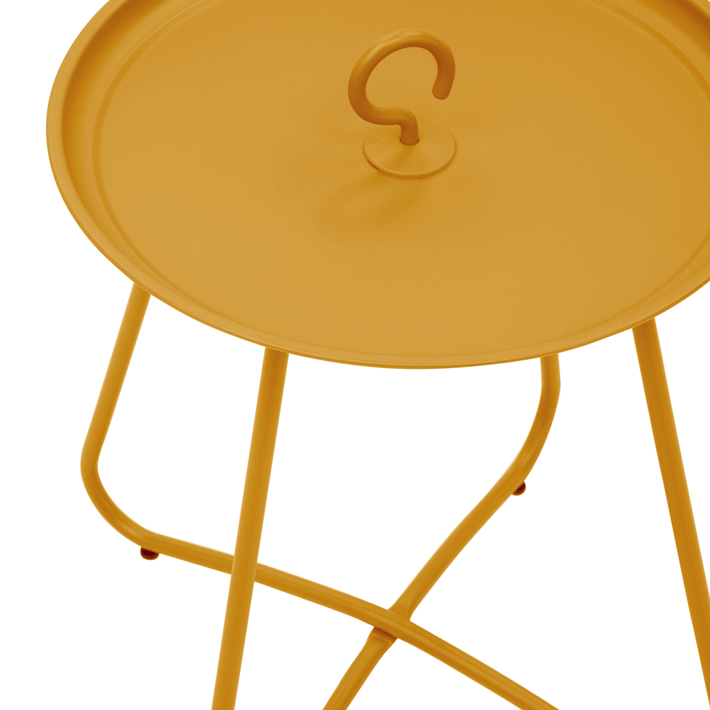 Žlutý stolek s úchytem PEONY