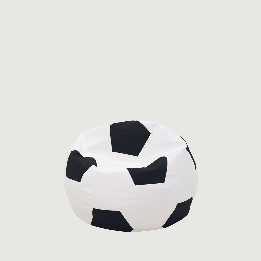 Sedací vak SPORT M bílo-černý