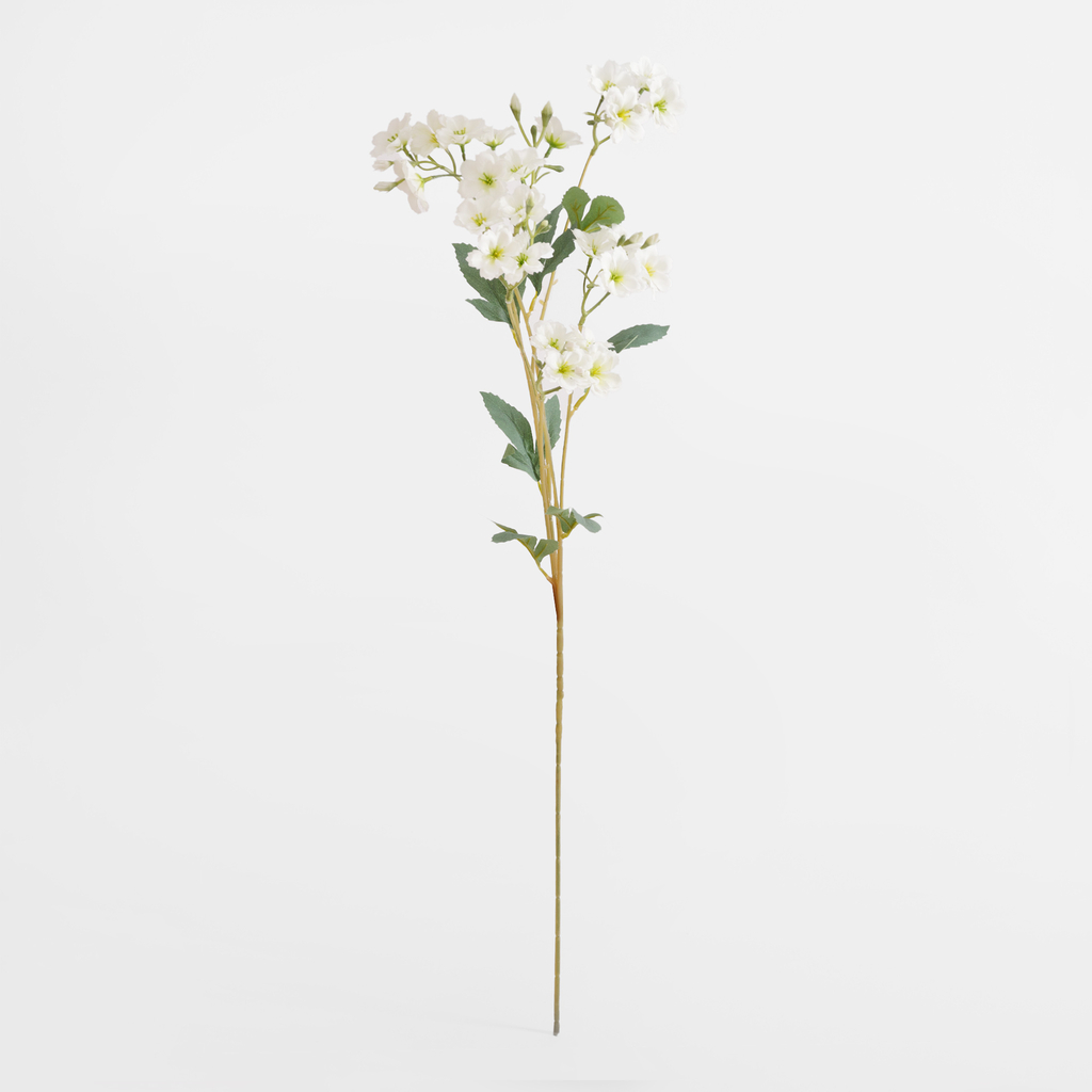 Umělá bílá květina jasmín 88 cm