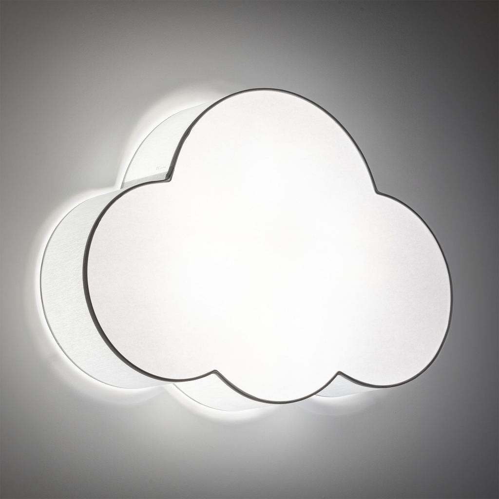 Šedé stropní svítidlo CLOUD 4