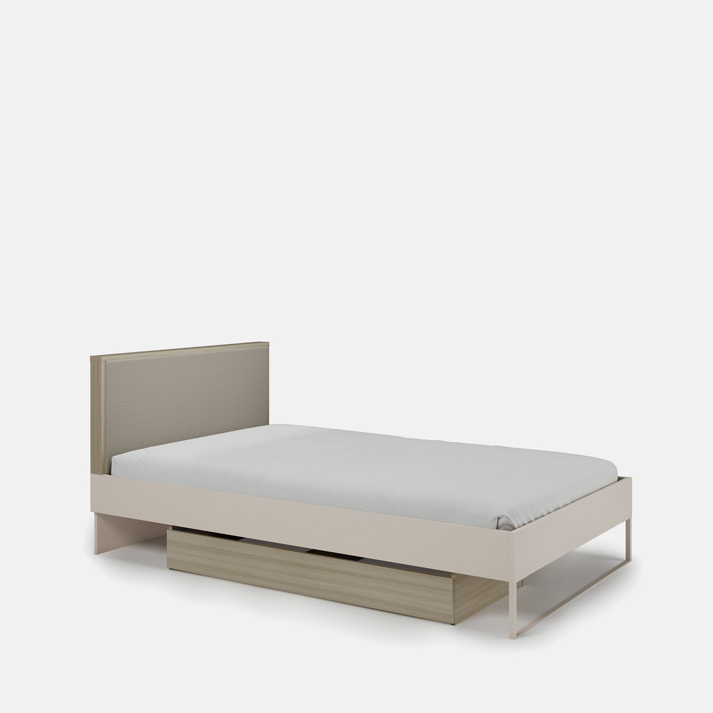 Postel s roštem a úložným prostorem CHARLIE 120x200