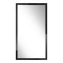 Zrcadlo v černém rámu SLIM 67,5 x 127,5 cm